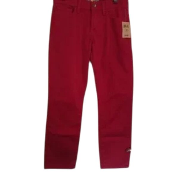 Lucky Brand Jeans Sofia Capri, Wine Red, 26 - Picture 3 of 7